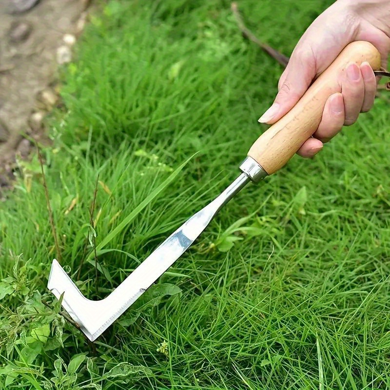 Gardening Tools Used For Weeding - Onkruidbestrijdingsgereedschap van roestvrij staal, L-vormig multifunctioneel