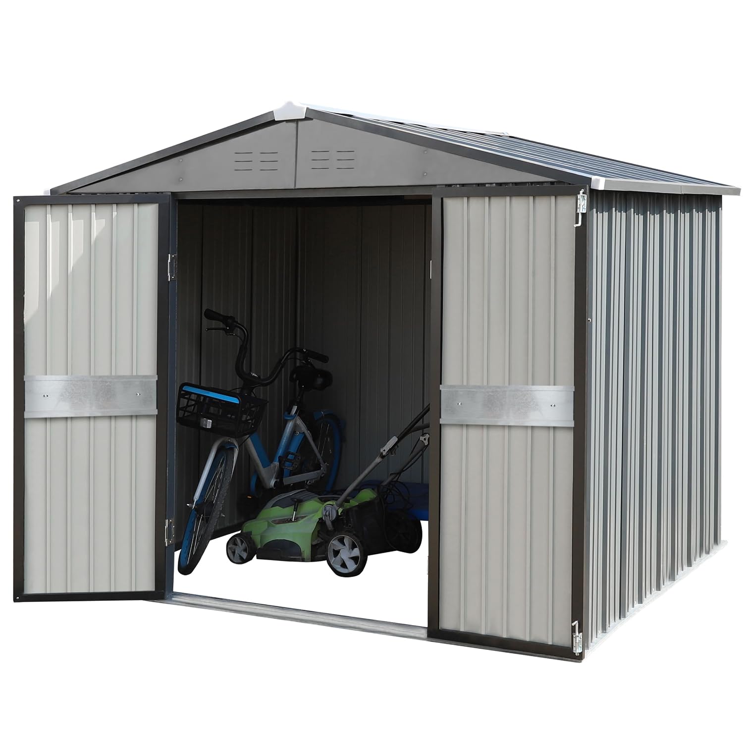 10' x 10' Buitenberging met du - Gardening Tools In recensie en prijs
