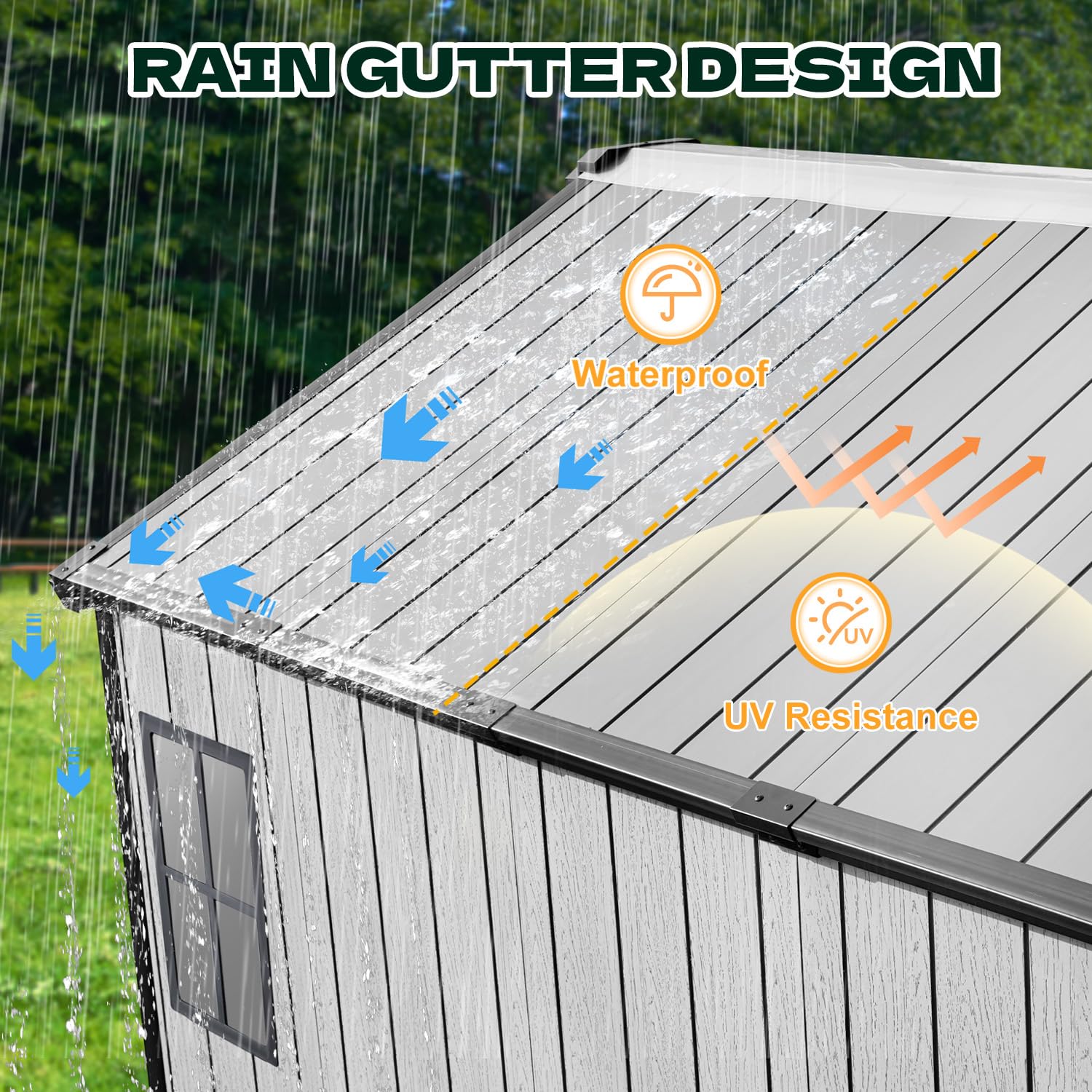 8x6 FT hars buitenberging met  - Gardening Tools In recensie en prijs