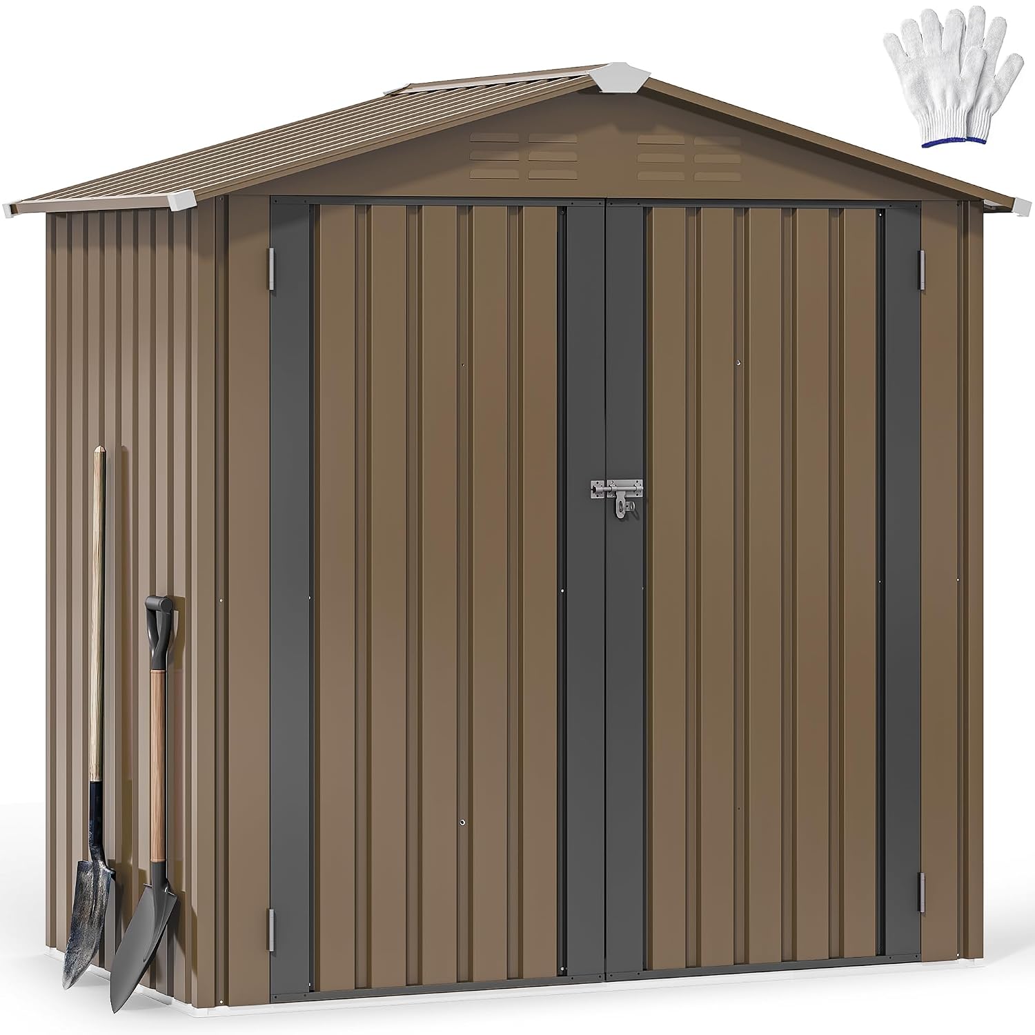 6x4ft Metalen Buitenberging, W - Gardening Tools In recensie en prijs