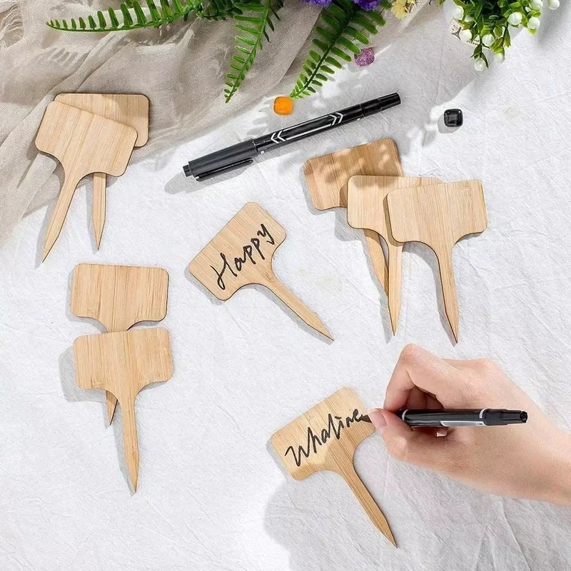 10-60 stuks T-vormige bamboe p - Gardening Tools Labeled recensie en prijs