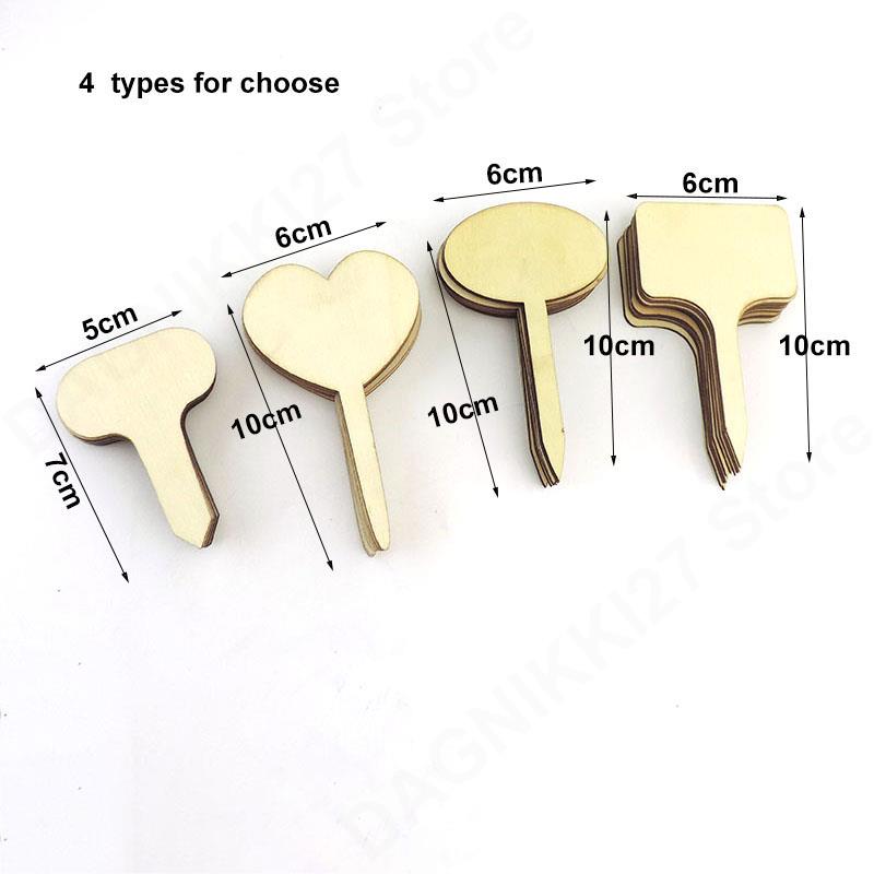 10x T-Type Houten Plant Etiket - Gardening Tools Labeled recensie en prijs